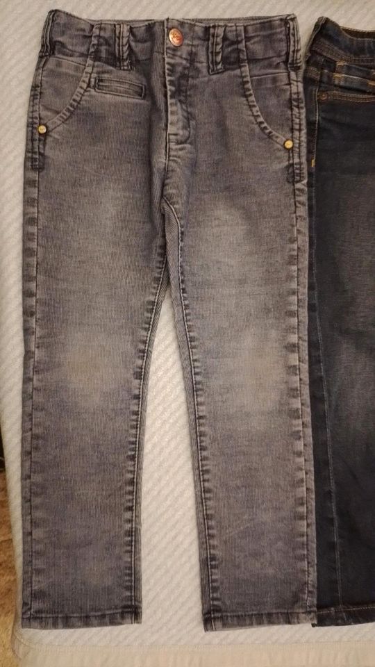 2 Jeans/Hosen slim/skinny Gr. 110/116 (Kanz/Palomino) in Eime