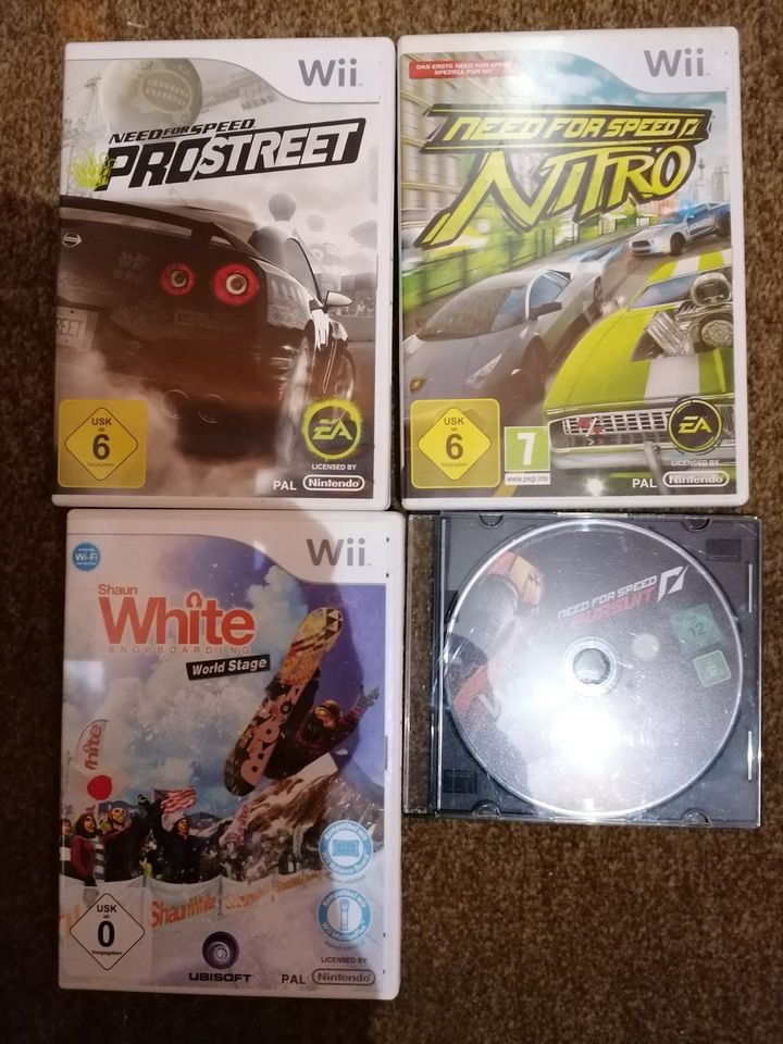 4 Wii Spiele in Mechernich