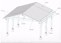 Carport BSH nach Maß mit Sattel- oder Flachdach BRETTSCHICHTHOLZ Sachsen-Anhalt - Egeln Vorschau