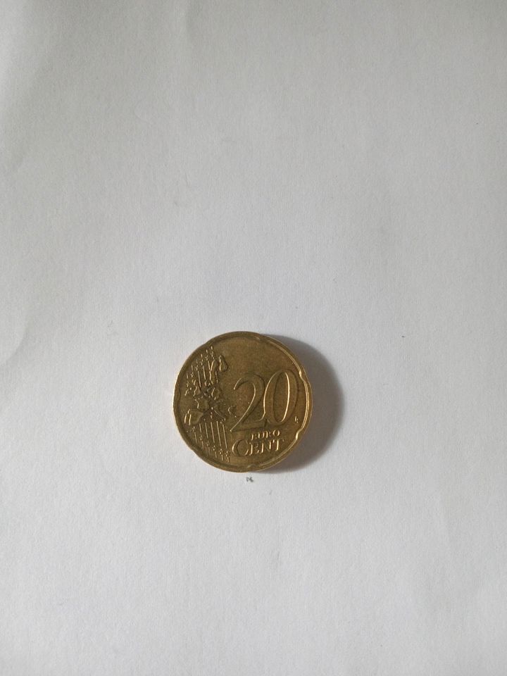 20 Cent Münze Italien 2002 in Büren