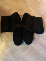 Damen Winterstiefel. Gr 43. Farbe schwarz Leder/Stoff Hessen - Wabern Vorschau