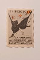 Alte Reklamemarke von 1914  Bugra Leipzig,  Buchgewerbe & Graphik Brandenburg - Schönfließ b Oranienburg Vorschau