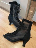 Latin Dance Boots Tanzschuhe schwarz zum Schnüren Bachata Kizomba Frankfurt am Main - Gutleutviertel Vorschau