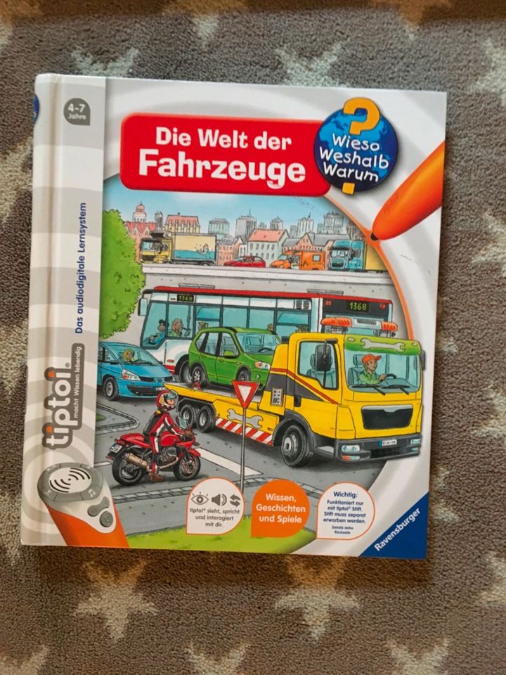 Tip Toi Buch - Wieso Weshalb Warum - Die Welt der Fahrzeuge in Düsseldorf