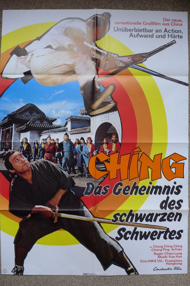 Ching - Das Geheimnis des schwarzen Schwertes - Filmplakat DIN A1 in Finnentrop