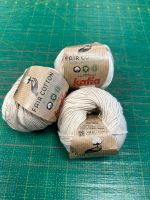 3 x Katia Wolle FAIR COTTON 100% Organic Cotton á 155mts 170yds Frankfurt am Main - Niederursel Vorschau