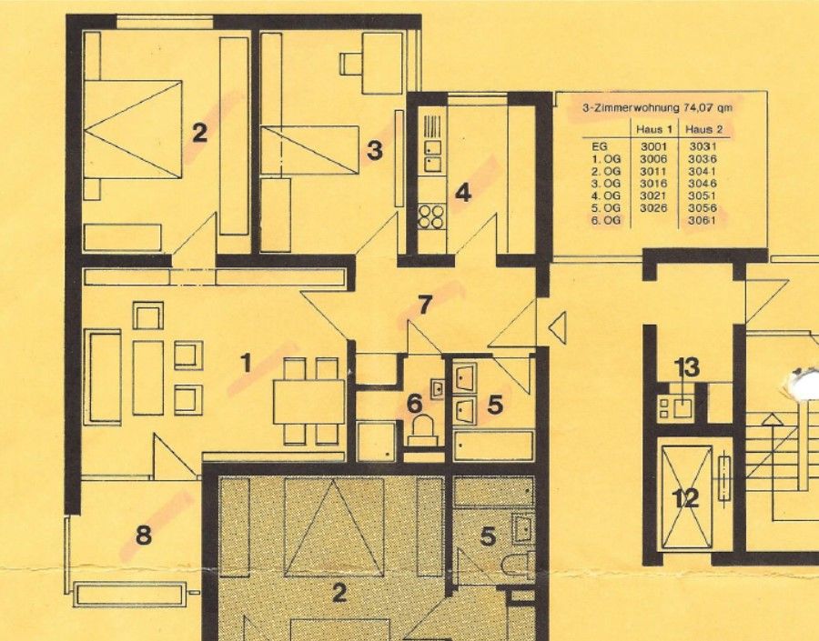Kapitalanlage - 3 Zimmer Wohnung mit Balkon in Baldham in Baldham