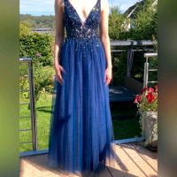 Abendkleid, Abiballkleid Mascara blau, neu, lang mit Tüll Rheinland-Pfalz - Birkenfeld Vorschau