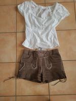 Trachten Lederhose Damen mit Bluse Oktoberfest Rheinland-Pfalz - Altenkirchen Pfalz Vorschau