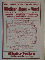 Allgäuer Alpen-West Zumsteins Skikarte Nr. 3 1938 Rheinland-Pfalz - Hargesheim Vorschau