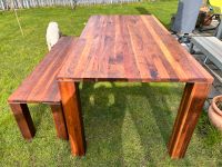 Holztisch mit passender Holzbank/ Massivholz Nordrhein-Westfalen - Ascheberg Vorschau