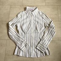 Bluse Damen langarm Gr 38 Creme gestreift Stretchbluse tailliert Bayern - Welden Vorschau
