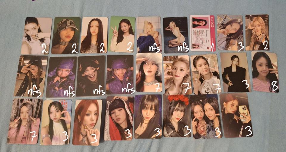 WTT WTS Kpop photocards pc's gidle soojin xg itzy blackpink kiof in Großhansdorf
