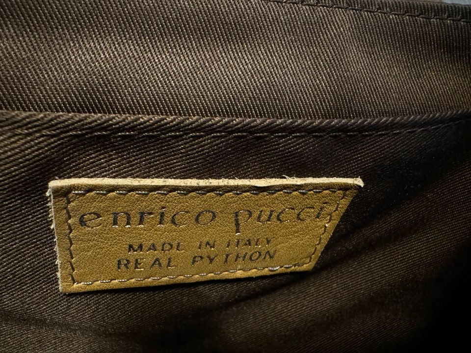 Python Leder Tasche Enrico Pucci in Trier