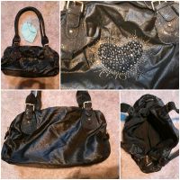 Handtasche schwarz Glitzer Straß Hessen - Vellmar Vorschau