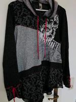 Tredy pullover Shirt in schwarz/ grau    Gr.42 Thüringen - Altenburg Vorschau