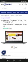 Lenovo ThinkPad T470s | i5-7300U | 14" Niedersachsen - Buchholz in der Nordheide Vorschau