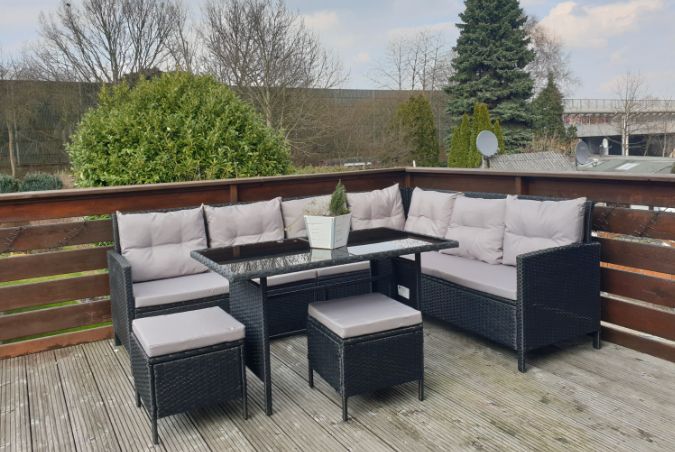 Lounge Manacor Ecksofa Esstisch Sitzgruppe Gartenmöbel Couch NEU in Weilburg