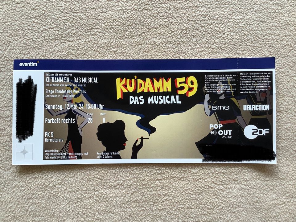 Ku’damm 59 - Das Musical - 12.05.2024 Berlin - 1 Ticket in Doberlug-Kirchhain