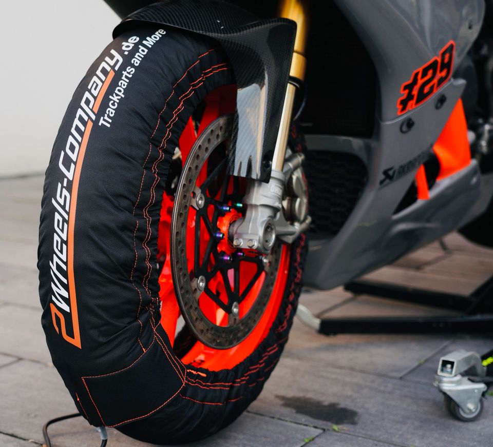 2Wheels Company Reifenwärmer Superbike GP-Tech 80°/100° 17Zoll in Bergheim