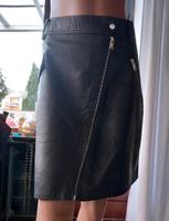 Rock Leder schwarz Größe 46 yessica Östliche Vorstadt - Fesenfeld Vorschau