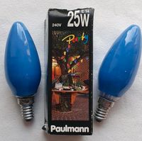 2x 25 Watt 240 Volt E14-Fassung Paulmann blau Party Essen - Essen-Ruhrhalbinsel Vorschau