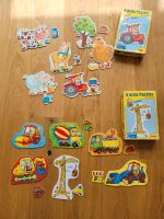 2er Set HABA 6 erste Puzzles "Bauernhof" und "Baustelle" Nordrhein-Westfalen - Langenfeld Vorschau