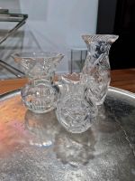 Antik Vintage Glas Kristall Vase Vasen 3 Stück Baden-Württemberg - Ketsch Vorschau