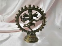 ♥️ Shiva Tempeltänzerin Figur Messing Bronze Indien ♥️ Müritz - Landkreis - Waren (Müritz) Vorschau