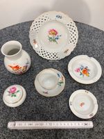 6x MEISSEN PORZELLAN BLUMEN GOLDRAND VASE MOKKATASSE DECKELDOSE D Berlin - Charlottenburg Vorschau