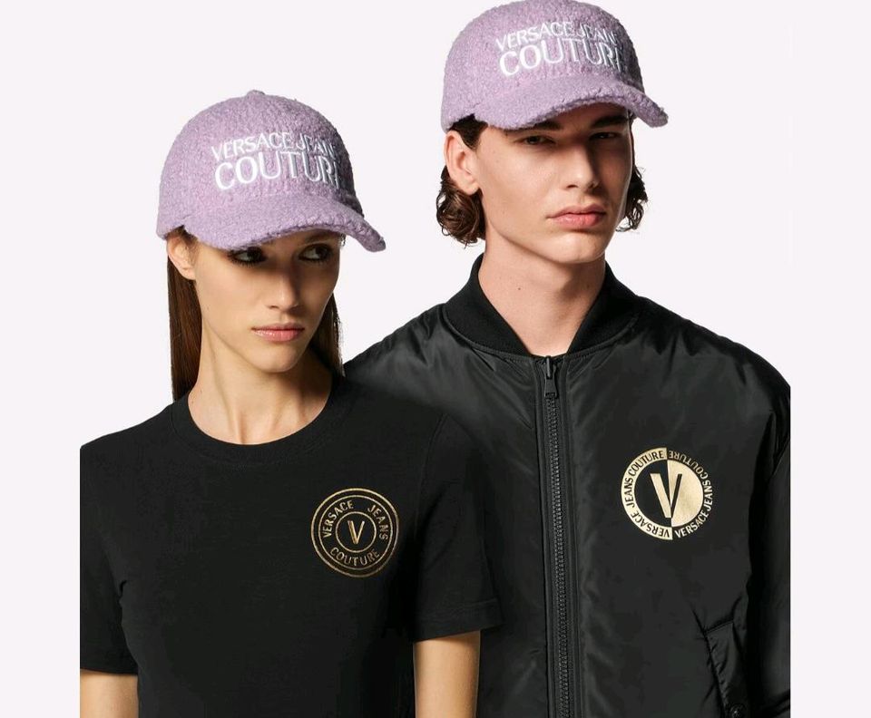 Versace Jeans Couture Baseball Cap Teddy lila flieder Neu in Hamburg