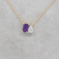 WERT 950 € BRILLANT AMETHYST ANHÄNGER KETTE 18 K GOLD vxlt 84030 Essen - Altenessen Vorschau