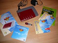 Fritz Box SL Wlan mit passenden USB Stick Nordrhein-Westfalen - Vreden Vorschau