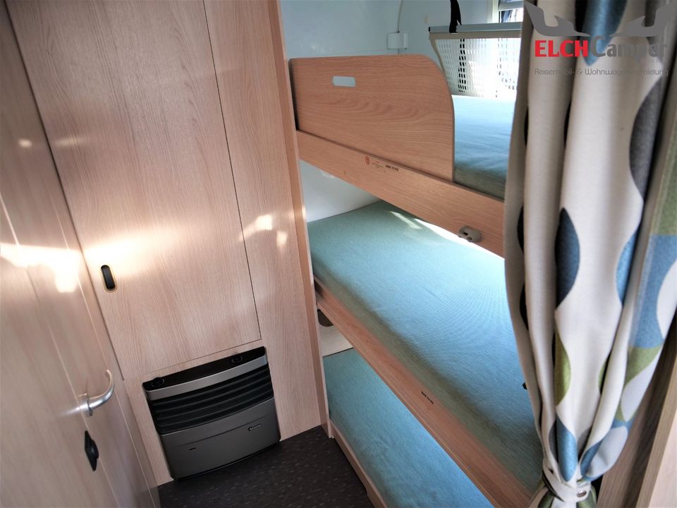 Wohnwagen Adria Aviva 563PT Verkauf *Stockbett*Solar*Klima*TV*TÜV in Bötersen