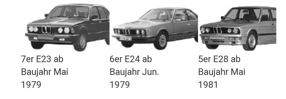 Bmw e23 e24 e28 5er 6er 7er 13621307019 in Waldbrunn