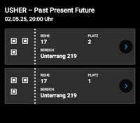 2× Usher Tickets Niedersachsen - Stuhr Vorschau
