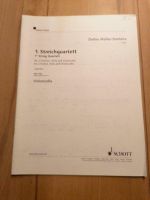 Noten für Cello 1. Streichquartett Detlev Müller - Siemens Bayern - Geiselhöring Vorschau