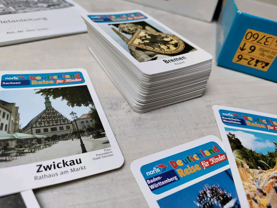Spiel Deutschland Reise für Kinder Städte Lernspiel Familienspiel in Leipzig