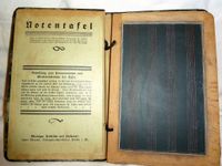 alte Notentafel,Schiefer, Buchdruck Hans Albrecht, Rarität Sachsen - Triebel Vorschau