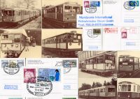 8 Postkarten mit historischen U-Bahnen und Sonder Poststempel Schleswig-Holstein - Norderstedt Vorschau