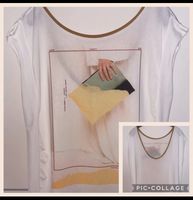 Bluse/Shirt mit tiefem Rückenausschitt, Gr M, Zara Bayern - Lenting Vorschau