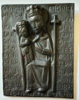 Gußeisernes Reliefbild Madonna mit Kind (Achthaler Gießerei) Bayern - Teisendorf Vorschau