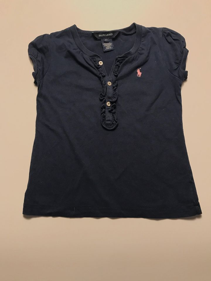 Ralph Lauren Tshirt Shirt blau Gr 4 110 104 in Lampertheim