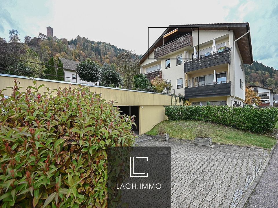 2-Zimmer-DG Wohnung im Kurort Bad Liebenzell | EBK | Balkon | Garage | Keller in Bad Liebenzell