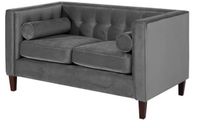 Sofa grau Chesterfield Samt Westwing Nordrhein-Westfalen - Haltern am See Vorschau