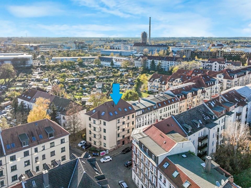 Attraktive und gepflegte Eigentumswohnung mit Balkon in ruhiger Seitenstraße in Leipzig