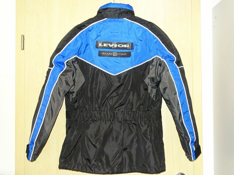 LEVIOR Motorradjacke, Jacke, Gr. S, Generation 2000, schwarz-blau in Waibstadt