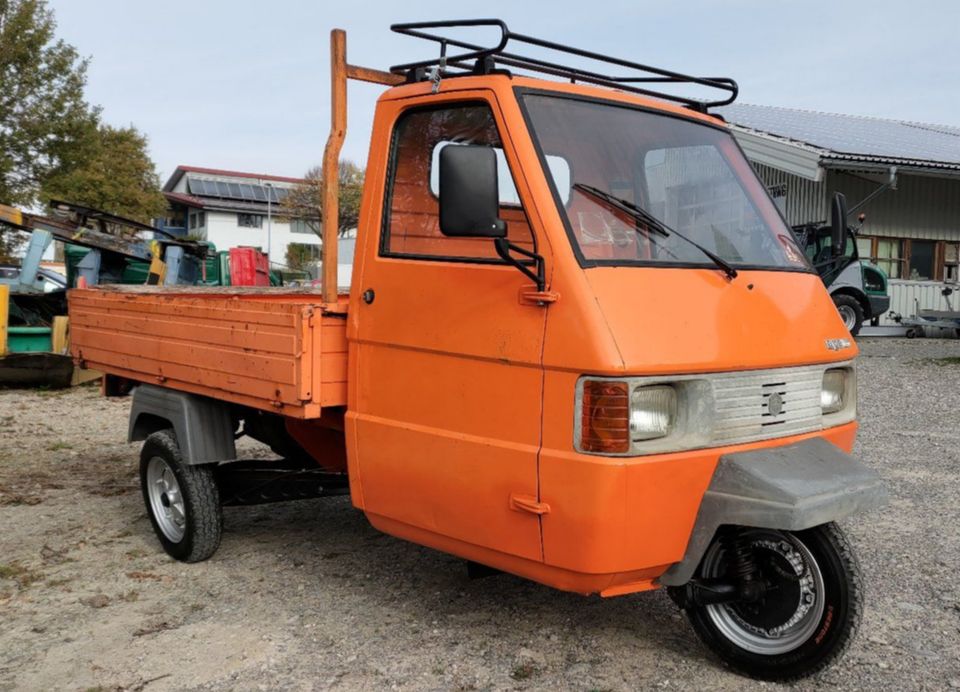 APE P602 LS - Orange - 1983 - Einsteigen und Losfahren in Kaufbeuren