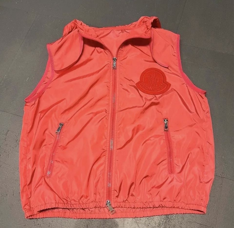 Original Moncler Weste Gr. S/M Koralle Pink NEU in Hüffelsheim