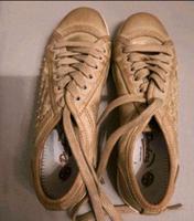 Dockers Sneaker beige mit Nieten Gr.36 Hessen - Fürth Vorschau